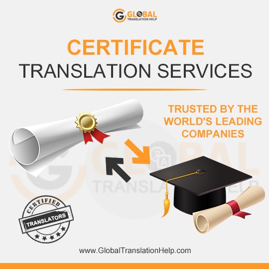 Certificate Translation Services