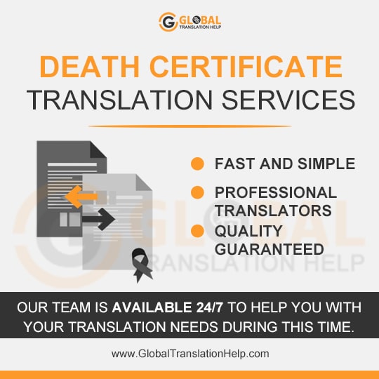 Death Certificate Translation Services | USCIS Certified Translation