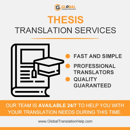 Thesis Translation Services