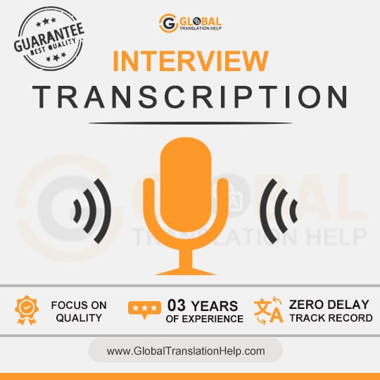 Interview Transcription Services | Fast, Accurate & Reliable